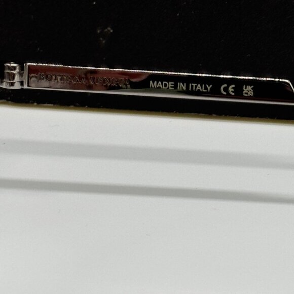 NEW BOTTEGA VENETA BV1015O 003 SILVER UNISEX EYEGLASSES BOTTEGA VENETA - Picture 8 of 9